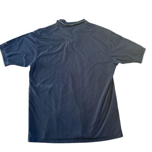 Nike Golf Polo Shirt Mens Size 2XL Dri Fit Short Sleeve Navy Blue Solid - Picture 3 of 12